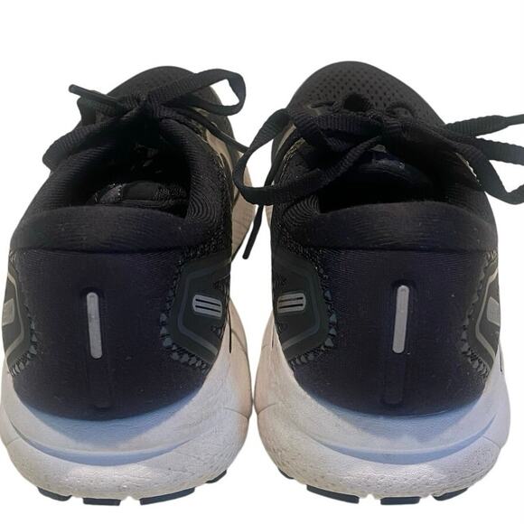 Brooks "Ghost 14" Women's Running Sneaker, Black/Silver, 7.5, #1203561D057 Wide - Picture 8 of 10